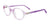 EasyClip EC505 Eyeglasses | Size 43 / Light Purple Crystal & Glitters