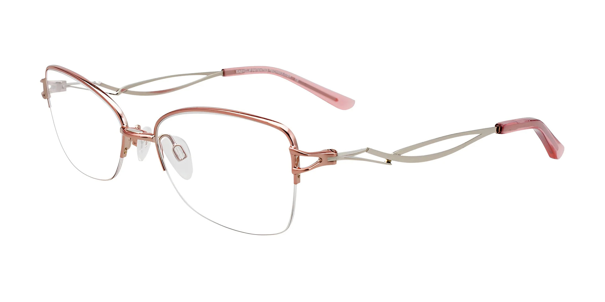 EasyClip EC508 Eyeglasses Shiny Light Brown
