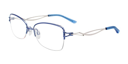 EasyClip EC508 Eyeglasses Shiny Blue