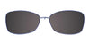 EasyClip EC508 Eyeglasses with Clip-on Sunglasses | Size 51 / Shiny Blue