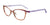 EasyClip EC509 Eyeglasses with Clip-on Sunglasses | Size 48 / Satin Light Brown & Purple