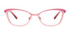 EasyClip EC509 Eyeglasses with Clip-on Sunglasses | Size 48 / Satin Light Brown & Purple