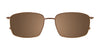 EasyClip EC510 Eyeglasses with Clip-on Sunglasses | Size 56 / Satin Black & Steel
