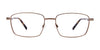 EasyClip EC510 Eyeglasses with Clip-on Sunglasses | Size 56 / Satin Black & Steel