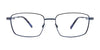 EasyClip EC510 Eyeglasses with Clip-on Sunglasses | Size 56 / Satin Black & Steel