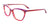 EasyClip EC511 Eyeglasses with Clip-on Sunglasses | Size 53 / Pink & Purple Marbled & Purple