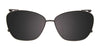 EasyClip EC511 Eyeglasses with Clip-on Sunglasses | Size 53 / Brown & Beige Marbled & Cream