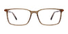EasyClip EC512 Eyeglasses with Clip-on Sunglasses | Size 53 / Blue Marbled