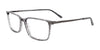 EasyClip EC512 Eyeglasses with Clip-on Sunglasses | Size 53 / Grey Marbled