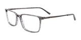 EasyClip EC512 Eyeglasses with Clip-on Sunglasses Grey Marbled