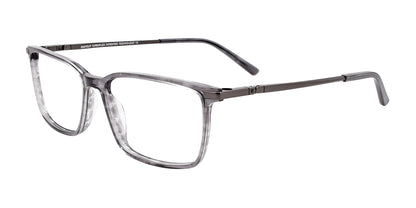 EasyClip EC512 Eyeglasses with Clip-on Sunglasses Grey Marbled