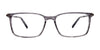 EasyClip EC512 Eyeglasses with Clip-on Sunglasses | Size 53 / Blue Marbled
