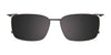 EasyClip EC512 Eyeglasses with Clip-on Sunglasses | Size 53 / Clip Only (Color №020)