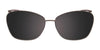 EasyClip EC514 Eyeglasses with Clip-on Sunglasses | Size 52 / Clip Only (Color №030)