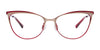 EasyClip EC515 Eyeglasses with Clip-on Sunglasses | Size 52 / Matt Blue & Matt Dark Brown