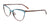 EasyClip EC515 Eyeglasses with Clip-on Sunglasses | Size 52 / Matt Blue & Matt Dark Brown