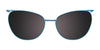EasyClip EC515 Eyeglasses with Clip-on Sunglasses | Size 52 / Matt Blue & Matt Dark Brown