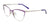 EasyClip EC515 Eyeglasses with Clip-on Sunglasses | Size 52 / Matt Purple & Shiny Gold