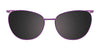 EasyClip EC515 Eyeglasses with Clip-on Sunglasses | Size 52 / Matt Blue & Matt Dark Brown