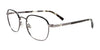 EasyClip EC517 Eyeglasses with Clip-on Sunglasses | Size 49 / Shiny Black & Dark Grey