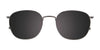 EasyClip EC517 Eyeglasses with Clip-on Sunglasses | Size 49 / Clip Only (Color №050)