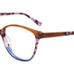 Brown Crystal & Demi Purple & Blue Crystal