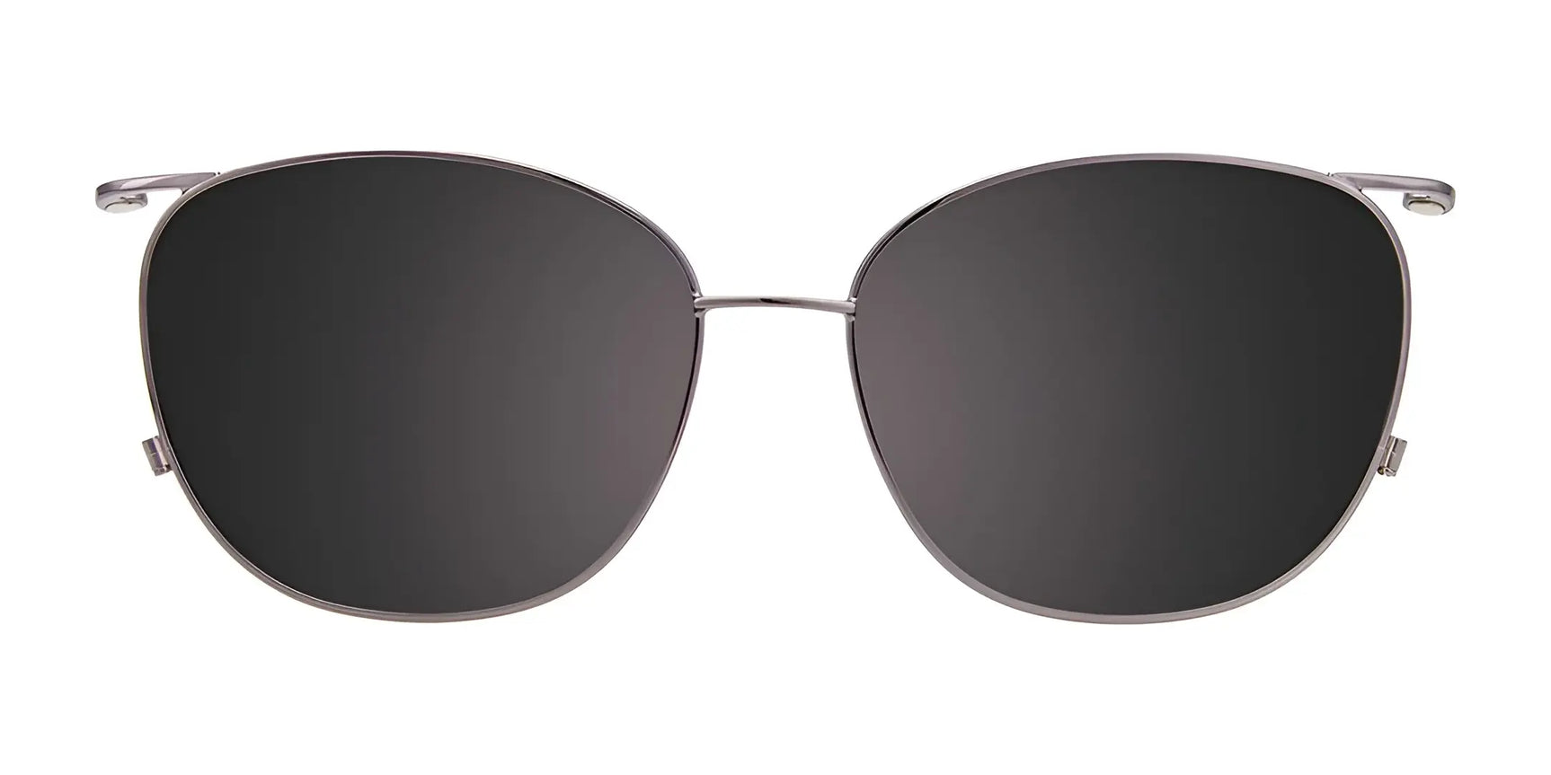 Easyclip EC518 Eyeglasses with Clip-on Sunglasses | Size 54