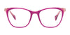 EasyClip EC519 Eyeglasses with Clip-on Sunglasses | Size 50 / Brown Crystal & Light Blue Crystal & Gold