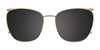 EasyClip EC519 Eyeglasses with Clip-on Sunglasses | Size 50 / Clip Only (Color №010)