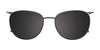 EasyClip EC525 Eyeglasses with Clip-on Sunglasses | Size 48 / Green & Blue & Beige Marbled