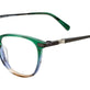 Green & Blue & Beige Marbled