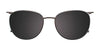 EasyClip EC525 Eyeglasses with Clip-on Sunglasses | Size 48 / Green & Blue & Beige Marbled