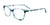 EasyClip EC526 Eyeglasses with Clip-on Sunglasses | Size 50 / Blue & Green & Black Marbled