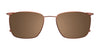 EasyClip EC529 Eyeglasses with Clip-on Sunglasses | Size 54 / Clip Only (Color №010)