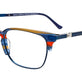 Blue & Red & Brown Marbled & Matt Navy