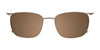 EasyClip EC531 Eyeglasses with Clip-on Sunglasses | Size 52 / Clip Only (Color №010)