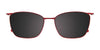 EasyClip EC532 Eyeglasses with Clip-on Sunglasses | Size 54 / Satin Periwinkle & Light Pink