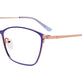 Satin Periwinkle & Light Pink
