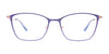 EasyClip EC532 Eyeglasses with Clip-on Sunglasses | Size 54 / Satin Periwinkle & Light Pink
