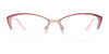 EasyClip EC533 Eyeglasses with Clip-on Sunglasses | Size 56 / Matt Pink & Light Gold