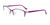 EasyClip EC533 Eyeglasses with Clip-on Sunglasses | Size 56 / Matt Plum & Light Blue