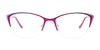 EasyClip EC533 Eyeglasses with Clip-on Sunglasses | Size 56 / Matt Pink & Light Gold