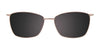 EasyClip EC533 Eyeglasses with Clip-on Sunglasses | Size 56 / Clip Only (Color №030)