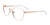 EasyClip EC534 Eyeglasses with Clip-on Sunglasses | Size 54 / Satin Gold & White