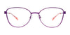 EasyClip EC534 Eyeglasses with Clip-on Sunglasses | Size 54 / Satin Gold & White