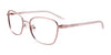 EasyClip EC535 Eyeglasses with Clip-on Sunglasses | Size 54 / Satin Light Pink