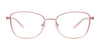 EasyClip EC535 Eyeglasses with Clip-on Sunglasses | Size 54 / Satin Light Pink