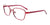 EasyClip EC535 Eyeglasses with Clip-on Sunglasses | Size 54 / Satin Pinkish Red