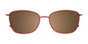 EasyClip EC535 Eyeglasses with Clip-on Sunglasses | Size 54 / Satin Light Pink