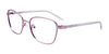EasyClip EC535 Eyeglasses with Clip-on Sunglasses | Size 54 / Satin Light Purple